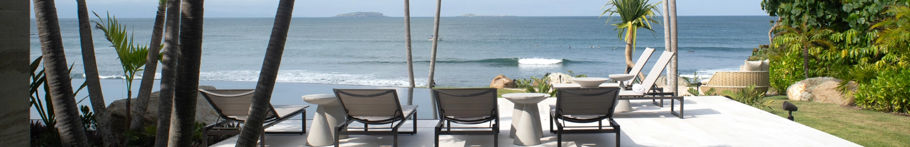 Beach front access with ocean view